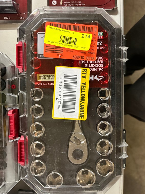Husky 24-Piece Socket & Ratchet Set