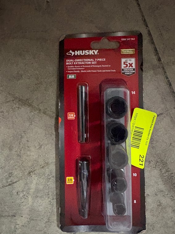 Husky 7-Piece Bolt Extractor Set