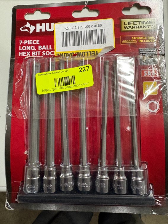 Husky 7-Piece Ball Hex Bit Socket Set