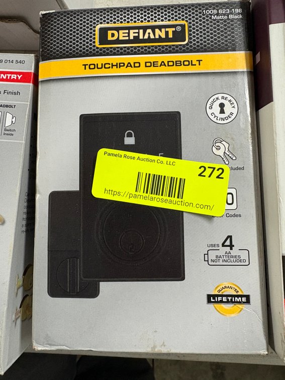 Defiant Touchpad Deadbolt