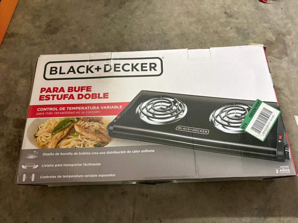 Black+Decker Double Burner Range