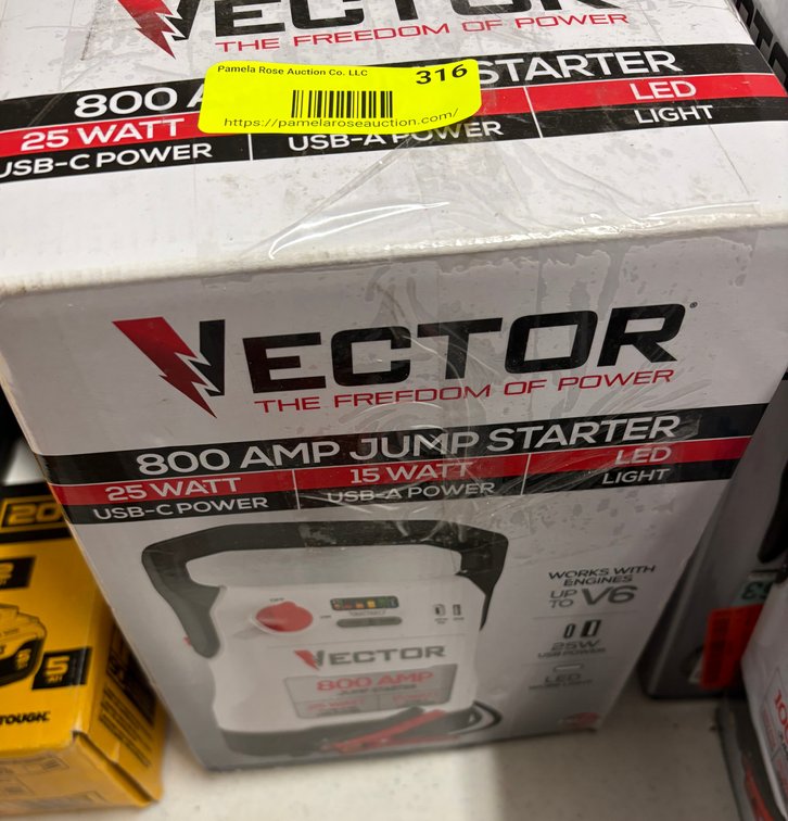 Vector 800 Amp Jump Starter