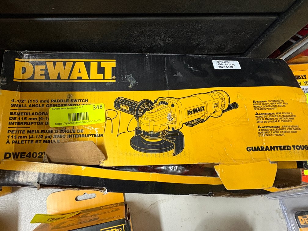 DeWalt 4-1/2" Small Angle Grinder