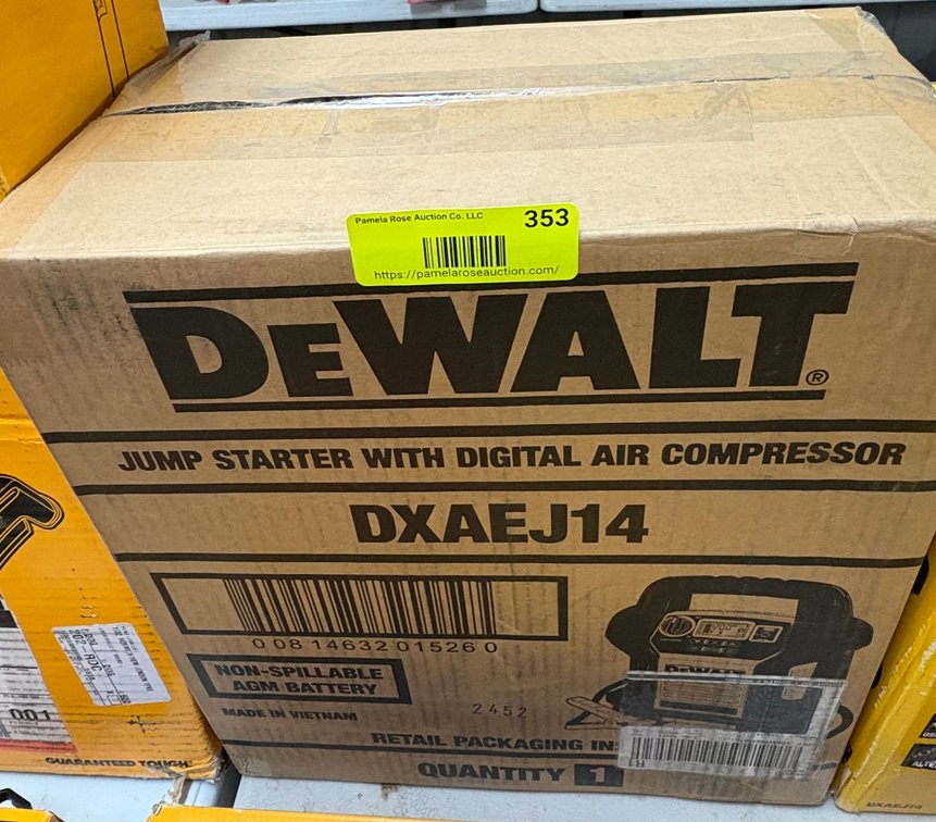 DeWalt Jump Starter with Compressor