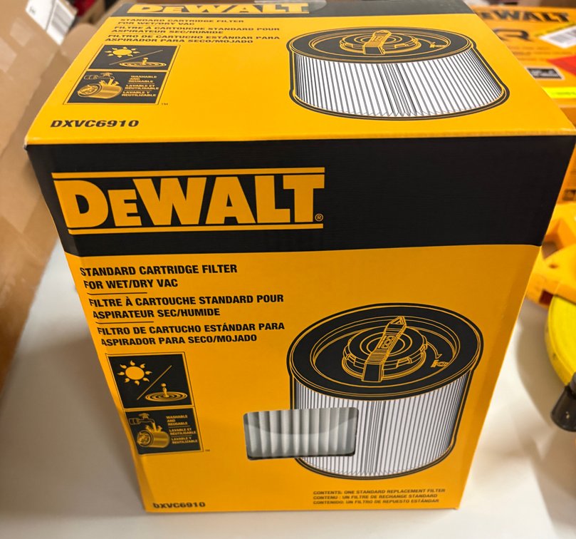 DeWalt Wet/Dry Vacuum Filters