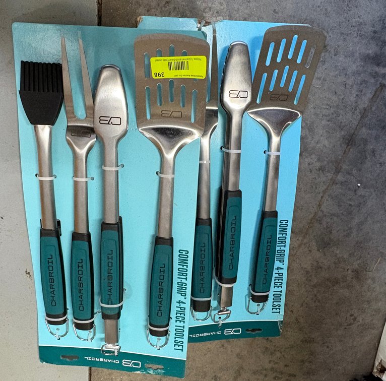 (2) Char-Broil 4-Piece Toolsets