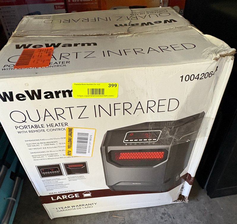WeWarm Quartz Infrared Portable Heater