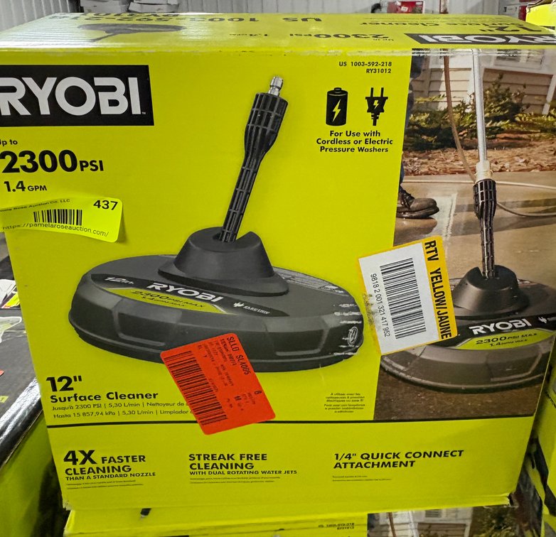 Ryobi 12" Surface Cleaner
