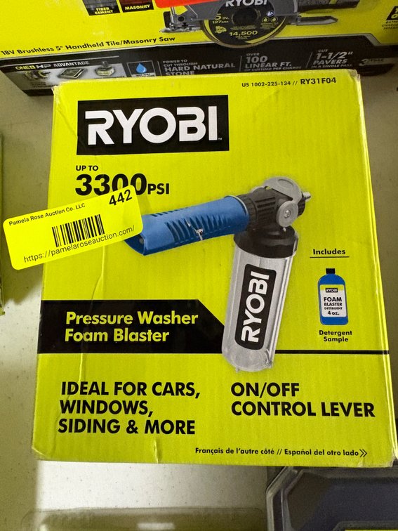 Ryobi Pressure Washer Foam Blaster