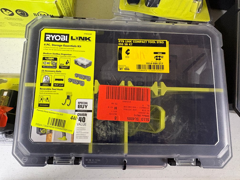 Ryobi Link Storage Essentials Kit
