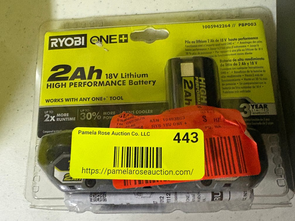 Ryobi ONE+ 18V 2Ah Battery