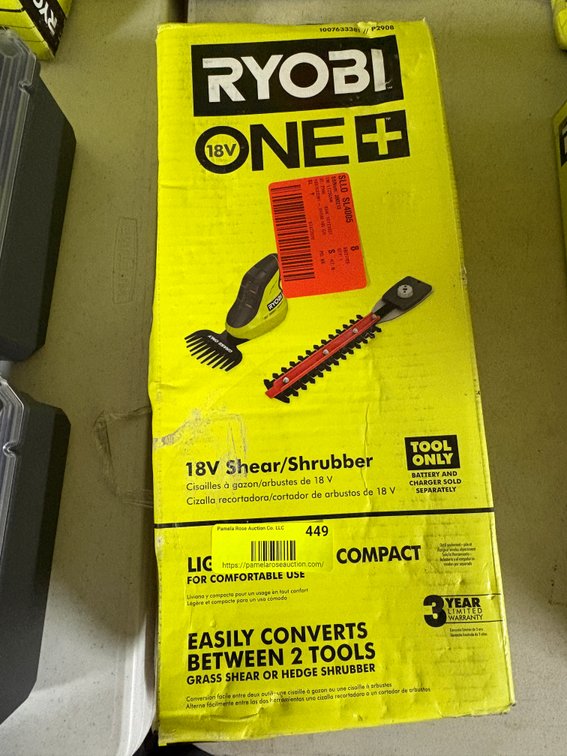 Ryobi 18V Shear/Shrubber