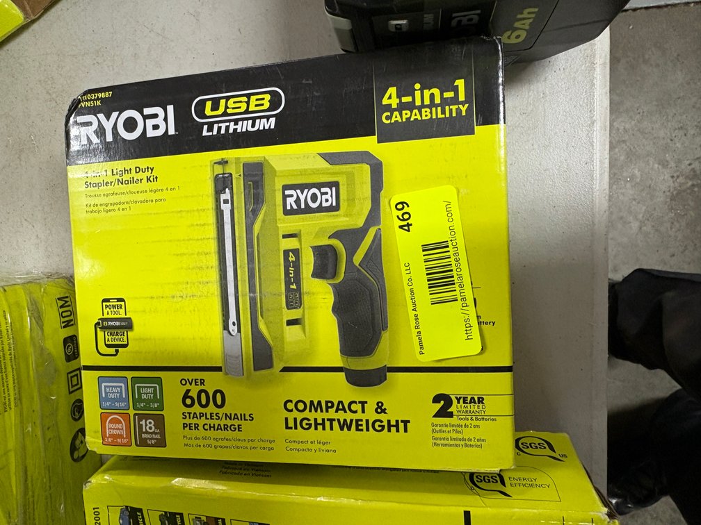 Ryobi 4-in-1 Stapler/Nailer Kit