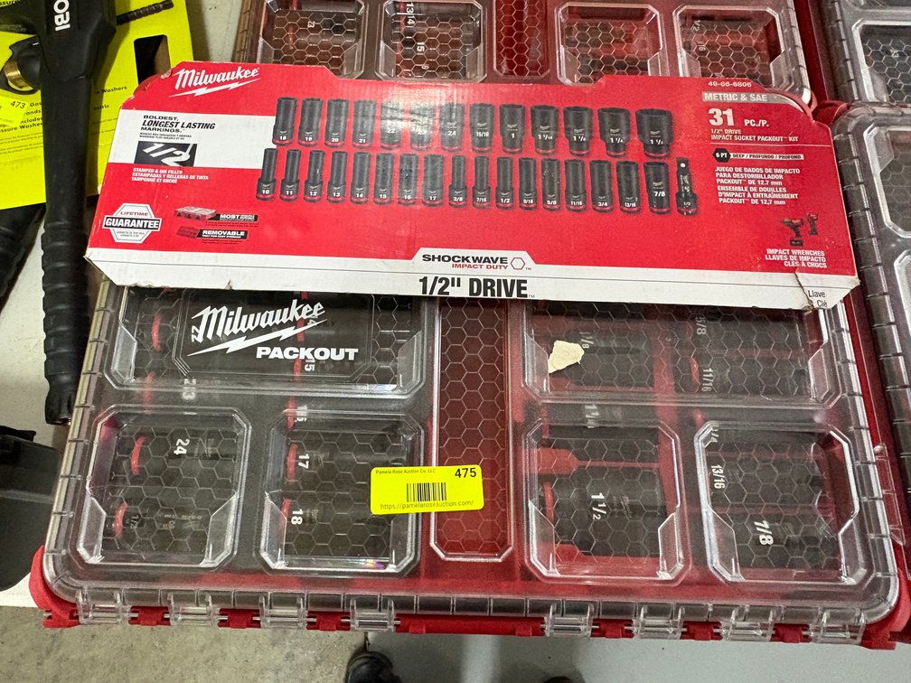 Milwaukee PACKOUT Impact Socket Set