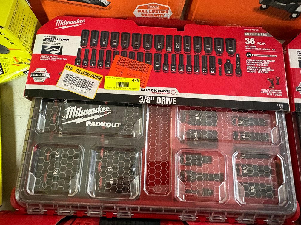 Milwaukee PACKOUT 36 Pc Socket Set