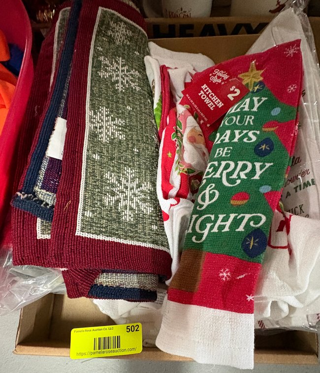 Holiday Textiles and Kitchen Towels