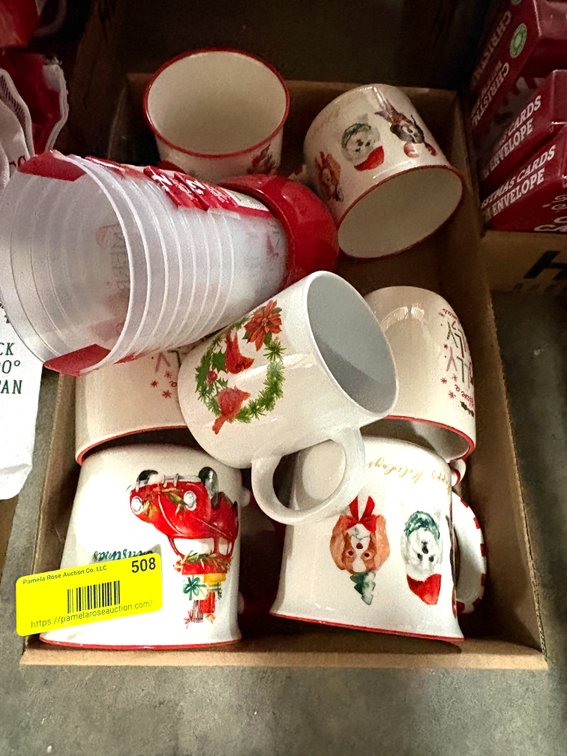 Holiday Ceramic Mugs and Cups