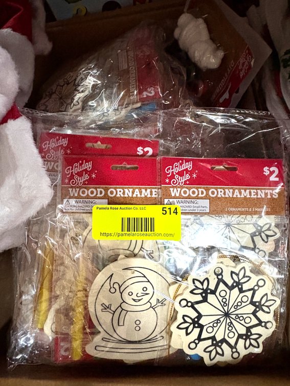 Holiday Style Wood Ornament Kits