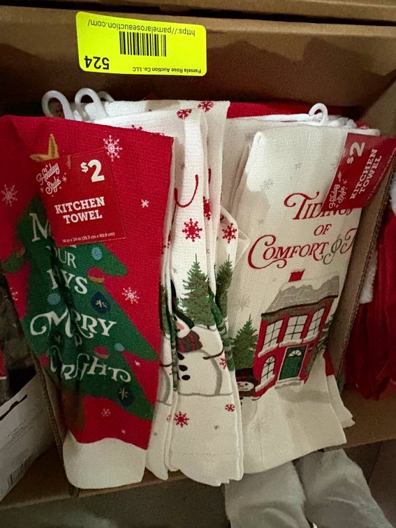 Holiday Style Christmas Kitchen Towels