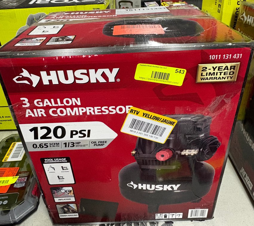 Husky 3 Gallon Air Compressor