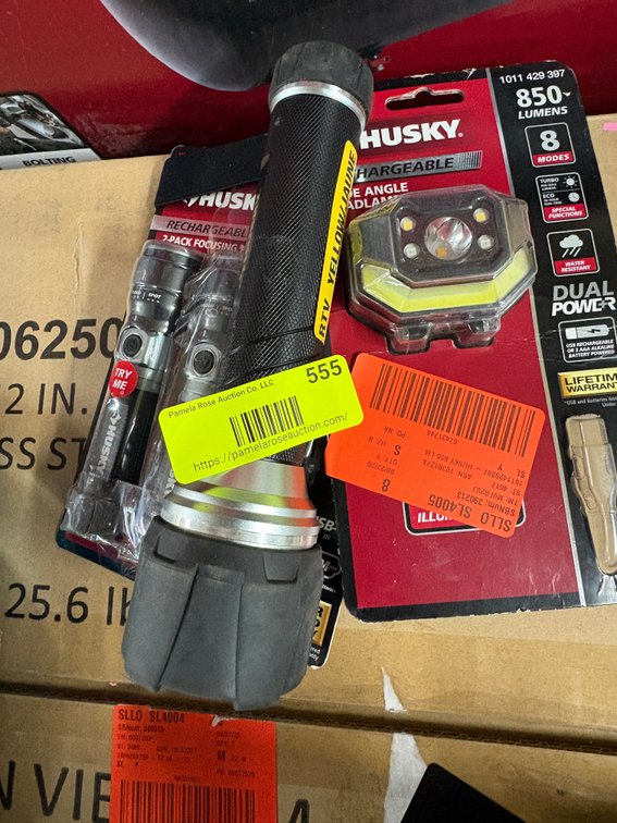 Husky Flashlights and Headlamp
