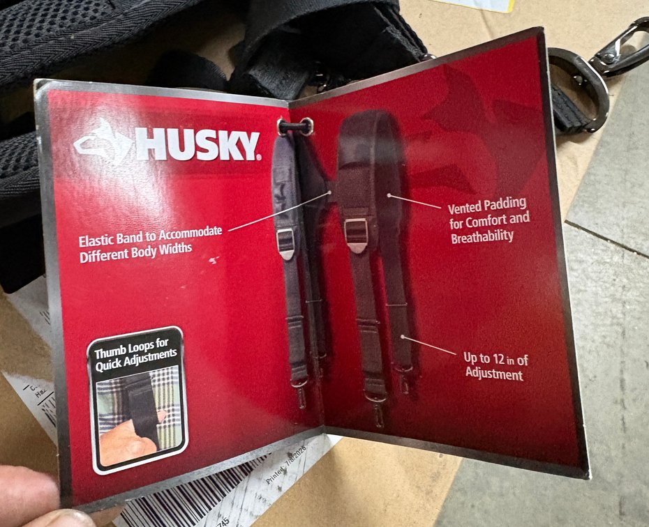 Husky Padded Suspenders