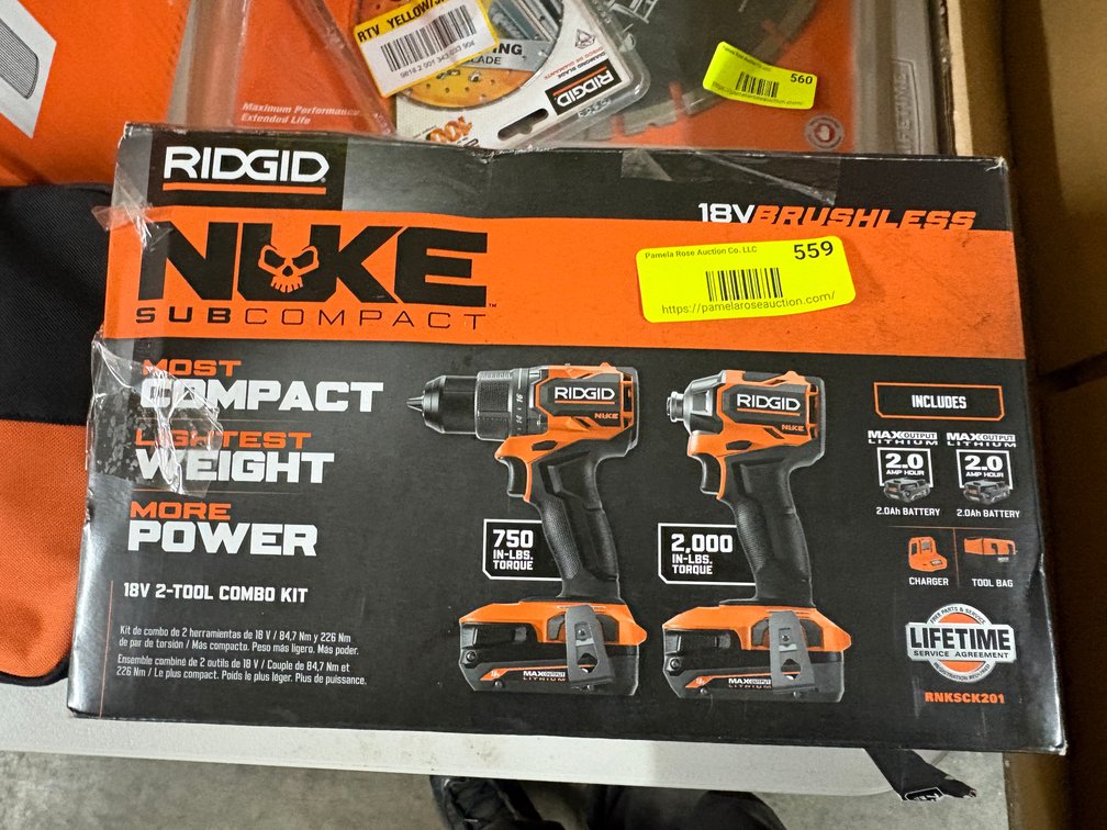 Ridgid 18V 2-Tool Combo Kit