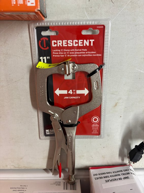 Crescent 11 in Locking C-Clamp