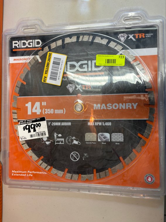 RIDGID 14" Masonry Diamond Blade