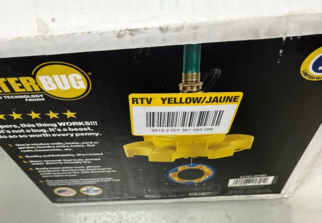 Waterbug Water Removal Pump