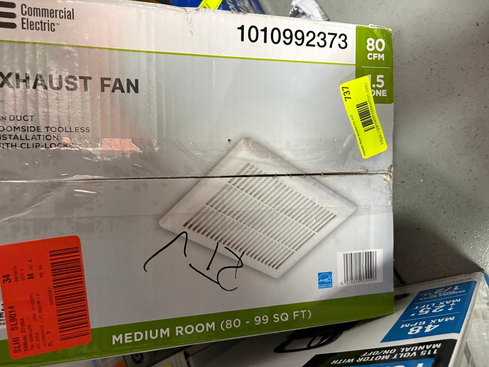 Commercial Electric Exhaust Fan