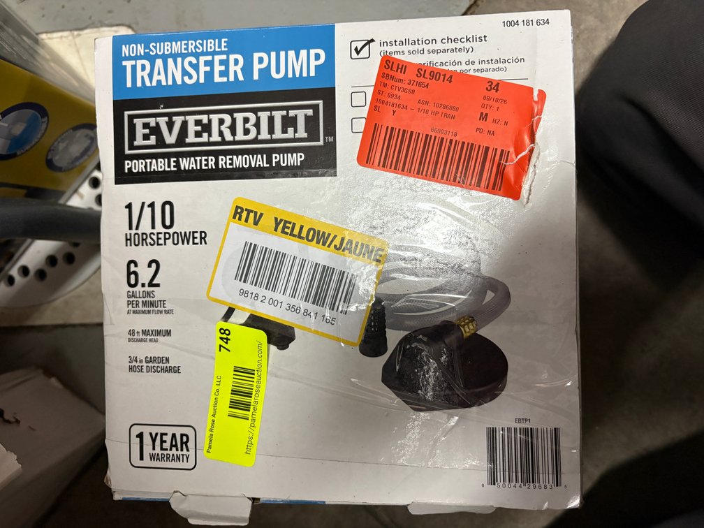 Everbilt Transfer Pump