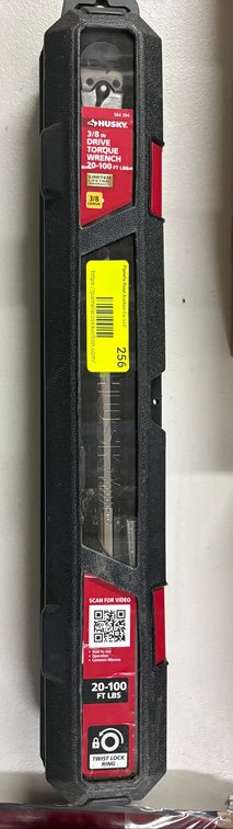 Husky 3/8 in Drive Torque Wrench