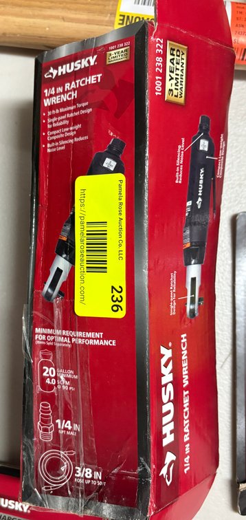 Husky 1/4 In. Ratchet Wrench