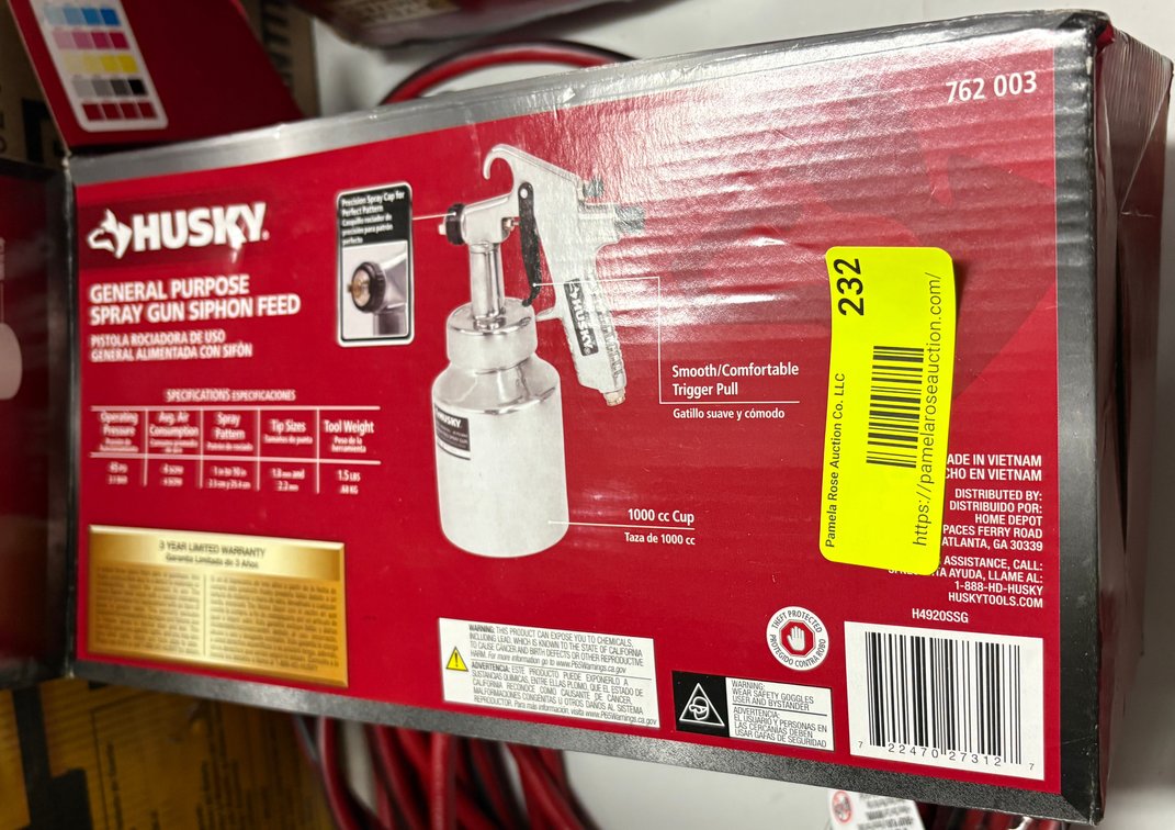 Husky Siphon Feed Spray Gun
