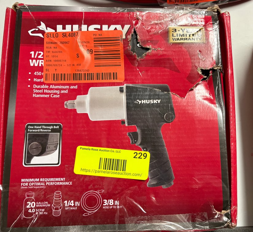 Husky 1/2 In. Air Impact Wrench