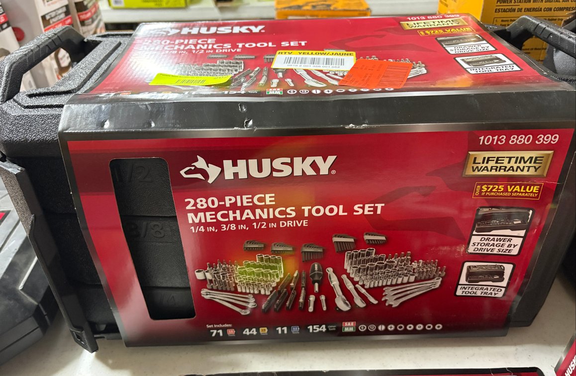Husky 280-Piece Mechanics Tool Set