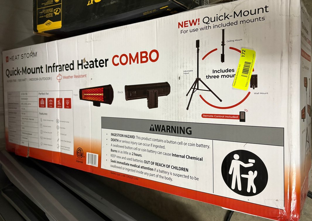Heat Storm Infrared Heater Combo