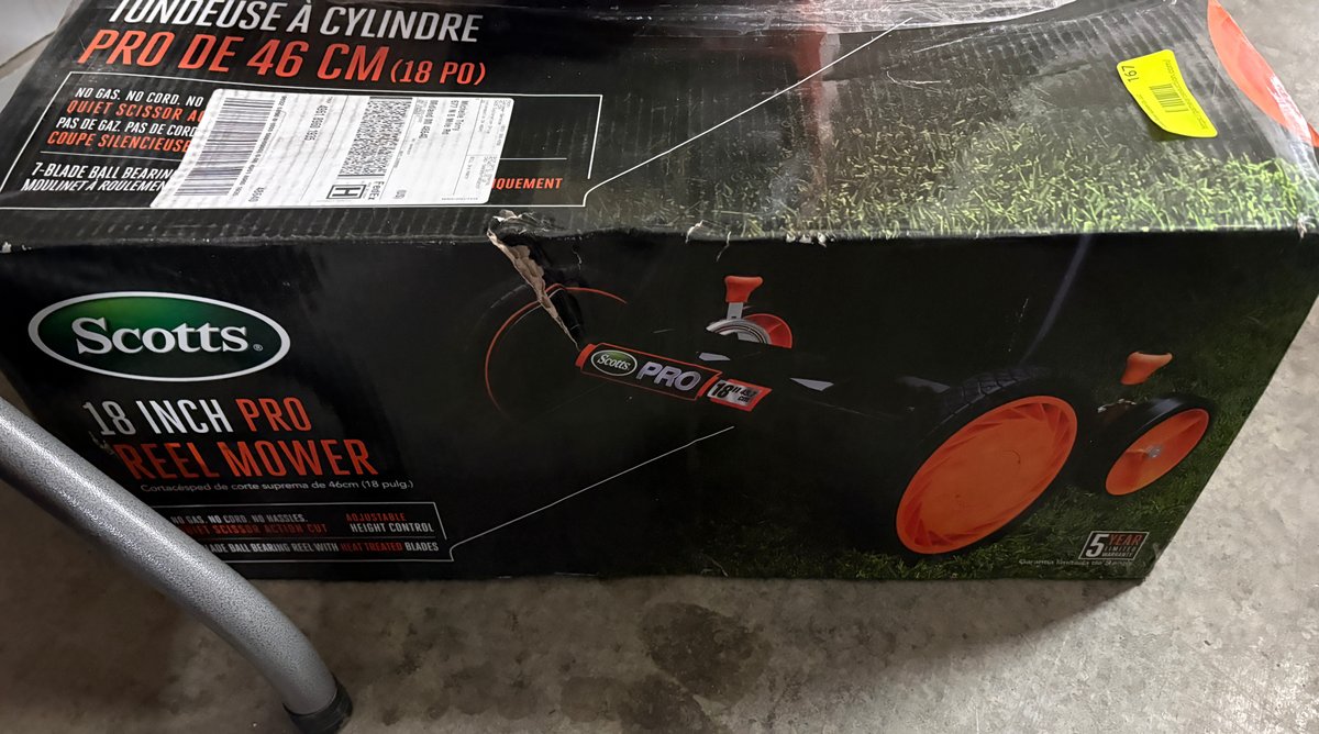 Scotts 18 Inch Pro Reel Mower