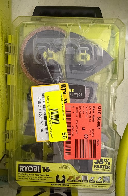 Ryobi 16-Piece Oscillating Blade Set
