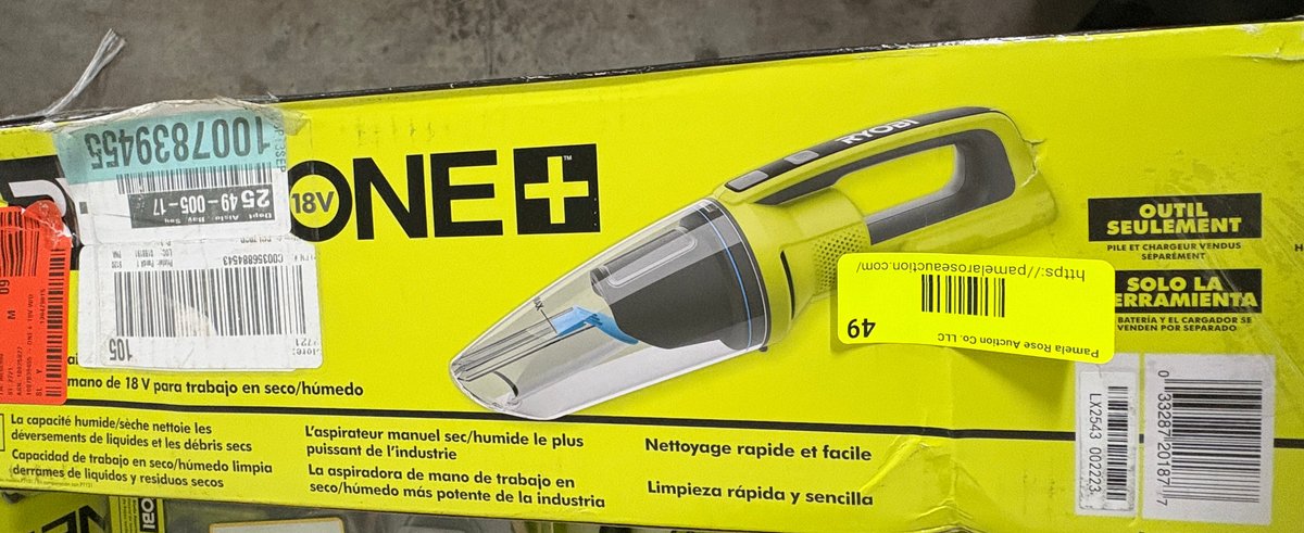 Ryobi ONE+ 18V Wet/Dry Hand Vacuum