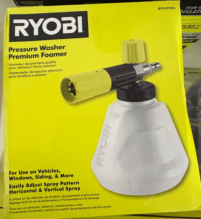 Ryobi Pressure Washer Foamer