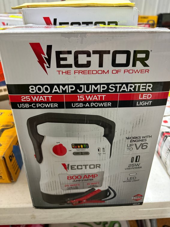 Vector 800 Amp Jump Starter