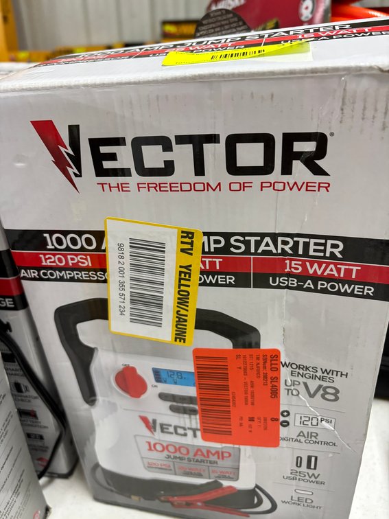 VECTOR 1000 Amp Jump Starter