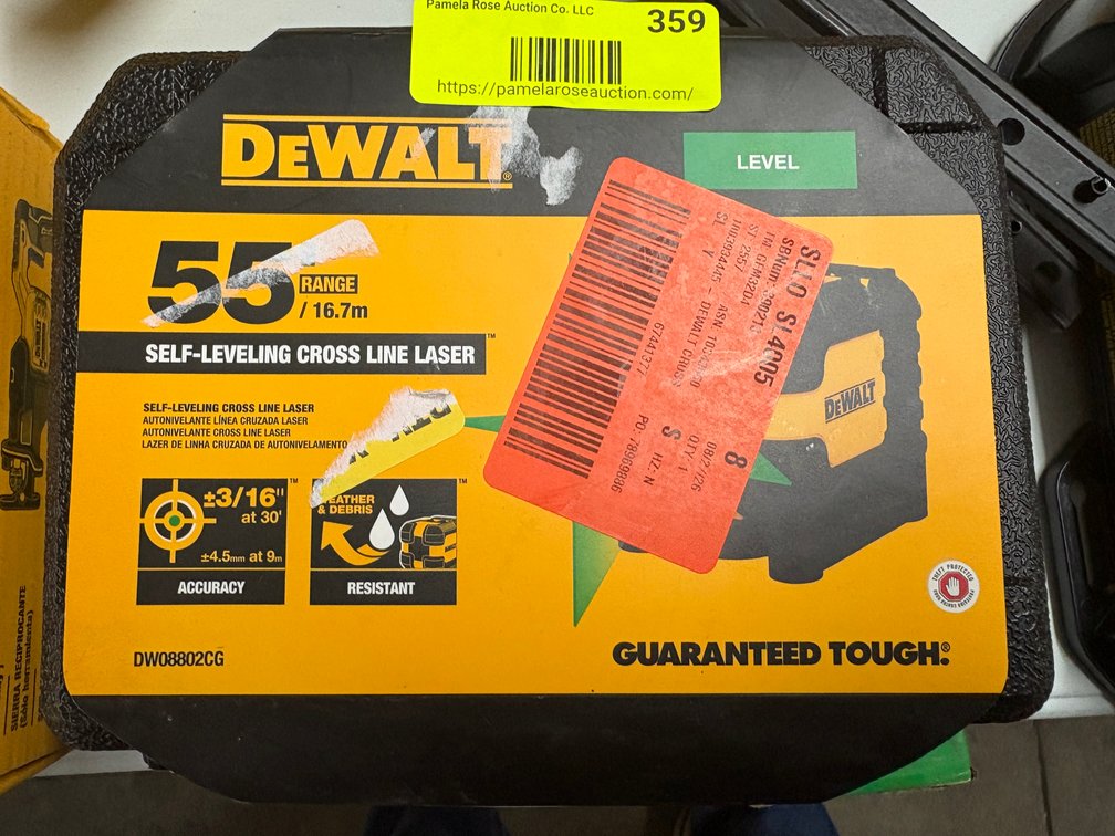 DeWalt Self-Leveling Cross Line Laser