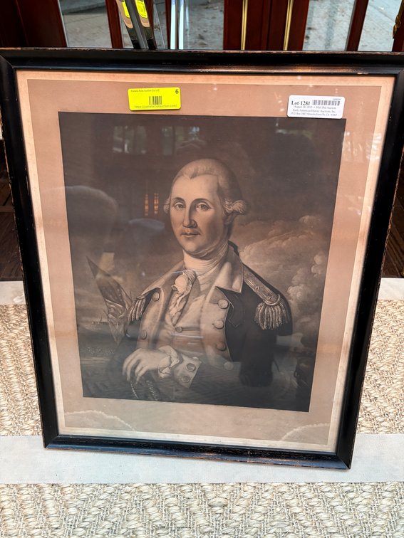 Zone 1-A- Framed George Washington Portrait