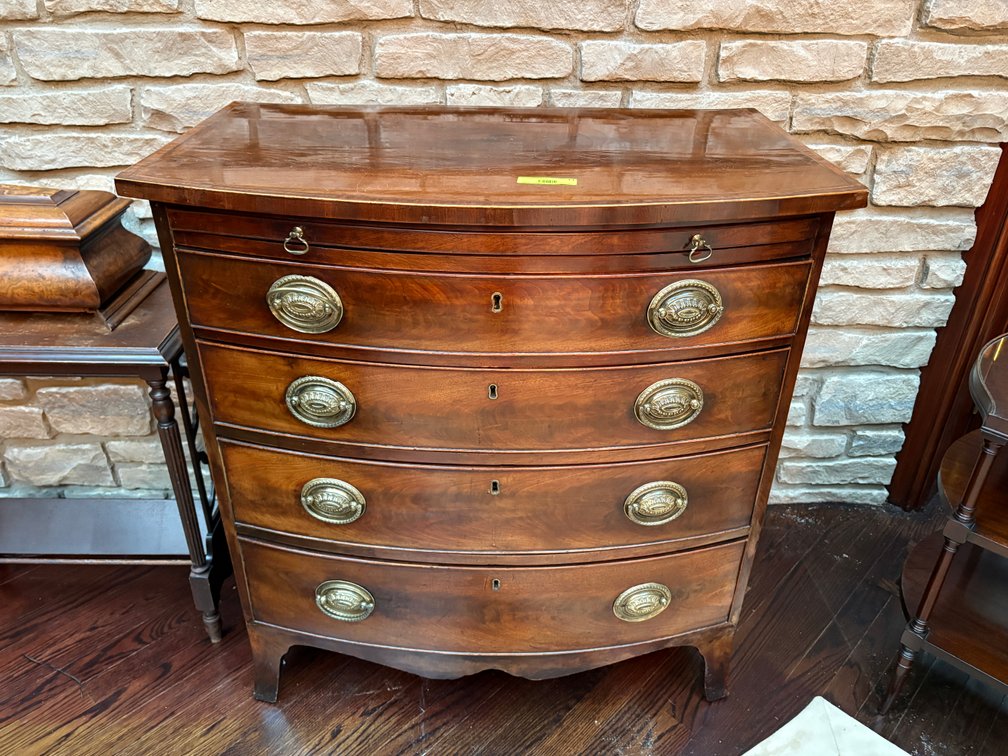 Zone 1-A- Bow-Front Four-Drawer Chest
