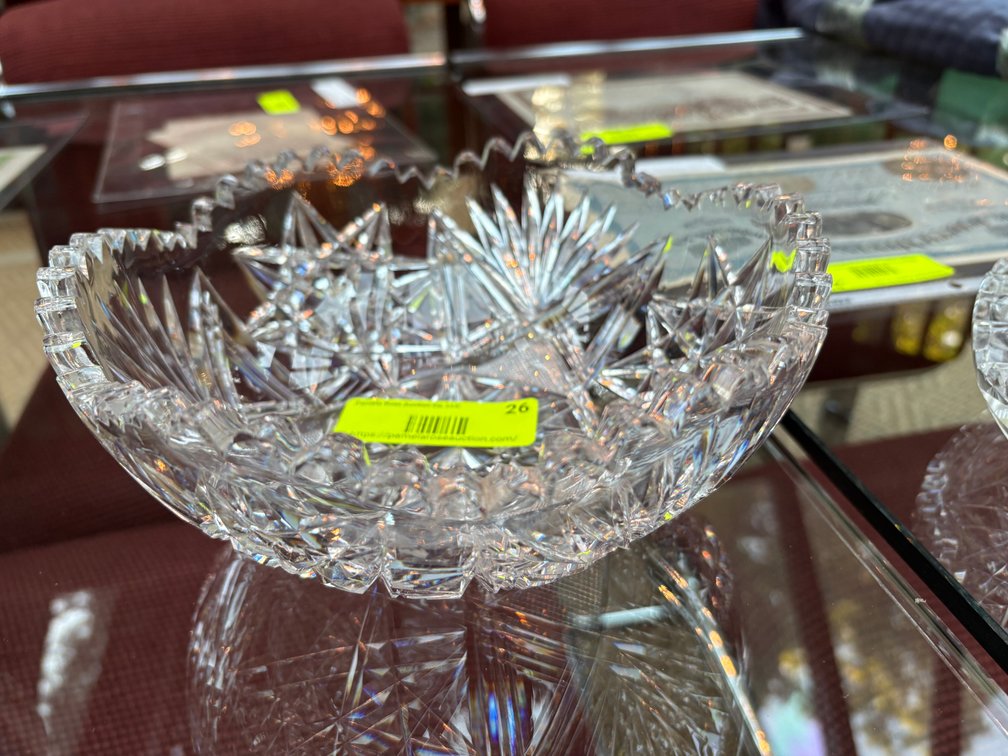 Zone 1-A- Cut Crystal Bowl