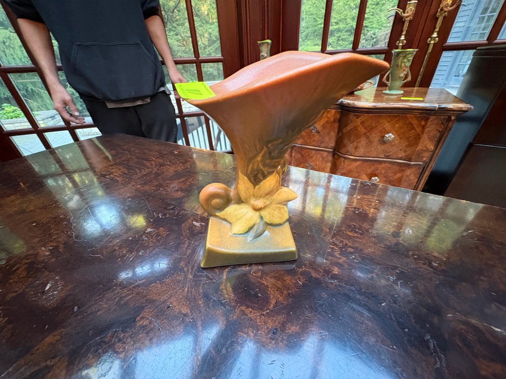 Zone 1-A- Roseville Cornucopia Vase