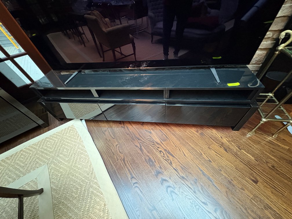 Zone 1-A- Black High-Gloss Media Console
